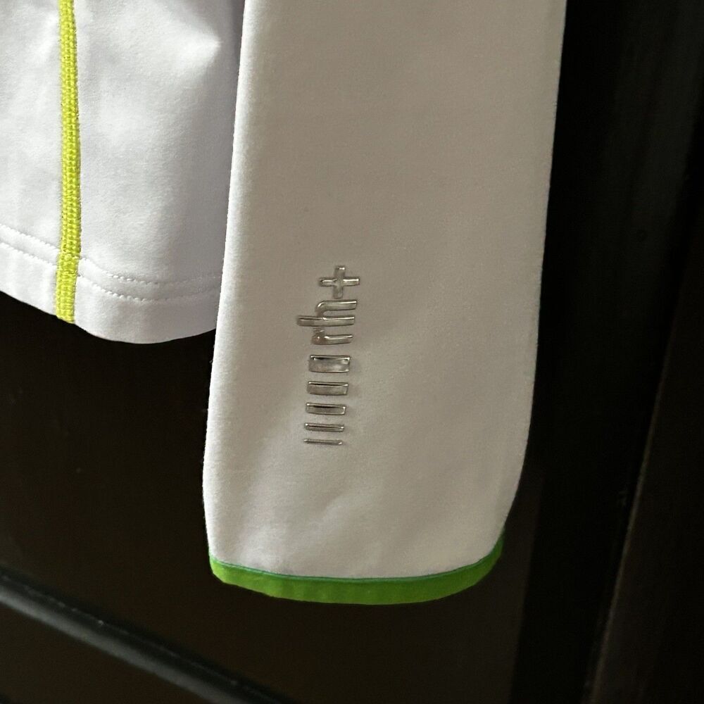 rh+ Women's Pullover Jacket Size Large White Green Accents Polyester Ski Base - Picture 6 of 10